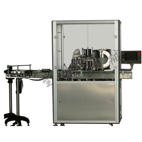 指甲油灌裝旋蓋機-全自動灌裝理塞加塞理蓋上蓋旋蓋機