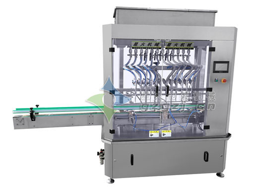 12頭自流式液體灌裝機(jī)-全自動(dòng)橄欖油灌裝機(jī)