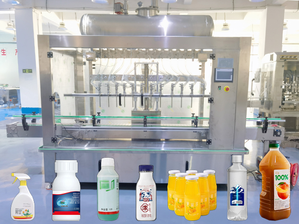 多頭液體灌裝機(jī)生產(chǎn)線