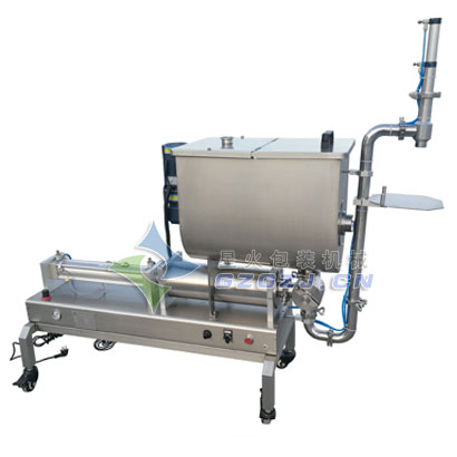 八頭顆粒辣椒醬灌裝機(jī)